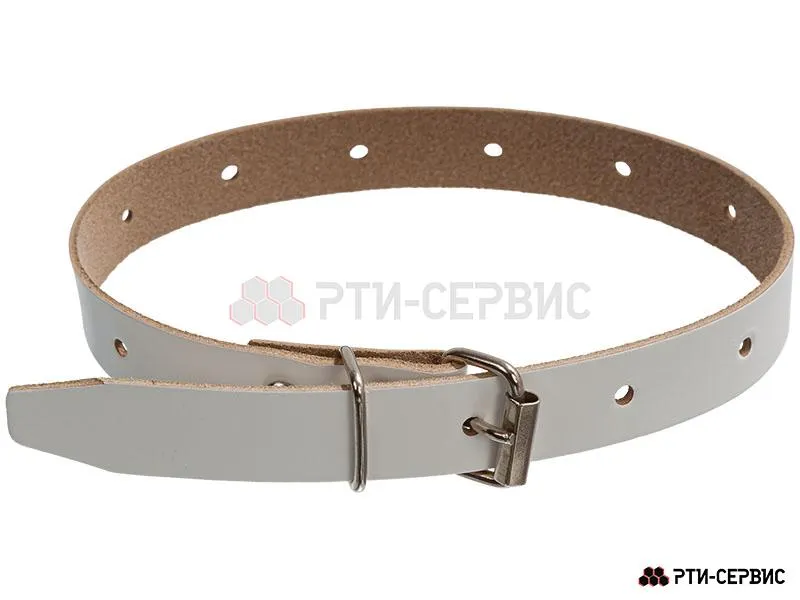 Ремешок тентовый кожаный L-500 белый