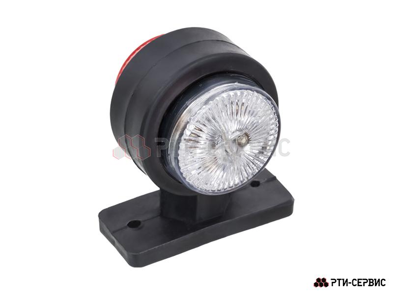 Фонарь габаритный с кронштейном LED (красный/белый) 24V (E-201) - фото 1