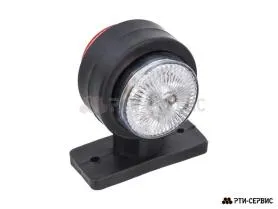 Фонарь габаритный с кронштейном LED (красный/белый) 24V (E-201) - фото 1