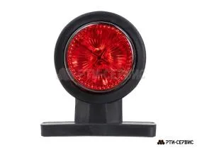 Фонарь габаритный с кронштейном LED (красный/белый) 24V (E-201) - фото 2