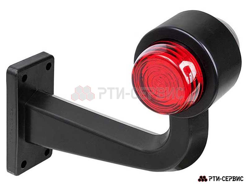Фонари габаритные на кронштейне (2 шт.) LED красный/белый 24V (17 см) - фото 1