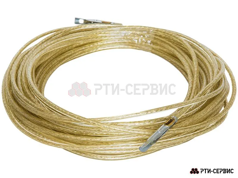 Трос TIR стальной пломбировочный в оплётке ПВХ с наконечниками, 34 м