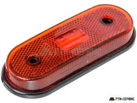 Фонарь габаритный 4-ех диодный LED красный - фото 1