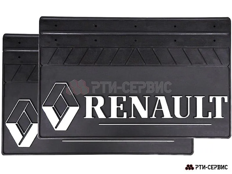 Брызговик 520х330 мм Renault  (лого)