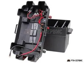 Бокс для аккумулятора с разъёмами 12V (прикуриватель), 2 USB (2.1A + 1A) + вольтметр - фото 3