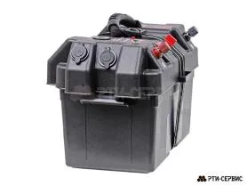Бокс для аккумулятора с разъёмами 12V (прикуриватель), 2 USB (2.1A + 1A) + вольтметр - фото 4