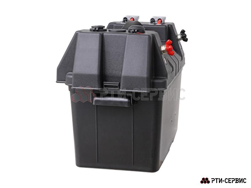 Бокс для аккумулятора с разъёмами 12V (прикуриватель), 2 USB (4.8A), 2шт Андерсона + вольтметр 12В - фото 4