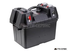 Бокс для аккумулятора с разъёмами 12V (прикуриватель), 2 USB (4.8A), 2шт Андерсона + вольтметр 12В - фото 3